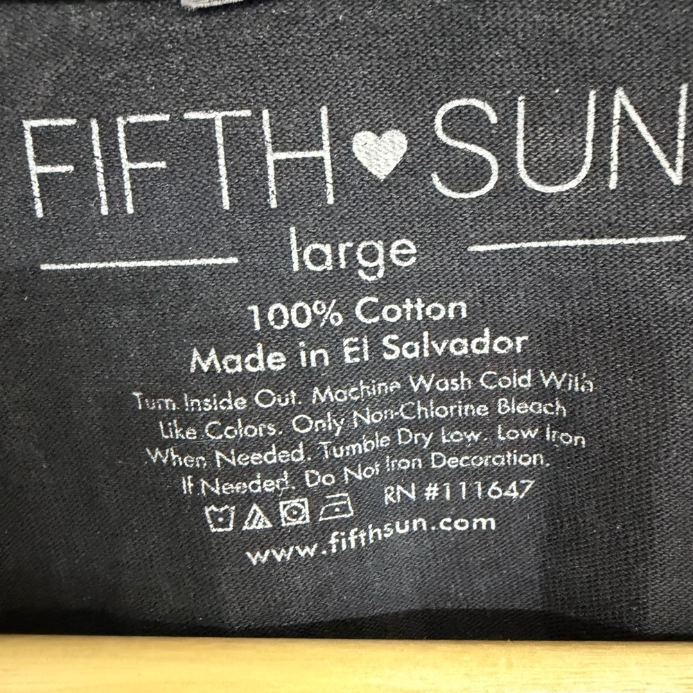 Fifth Sun Black California Tour Fringe Tee - Picture 5 of 12